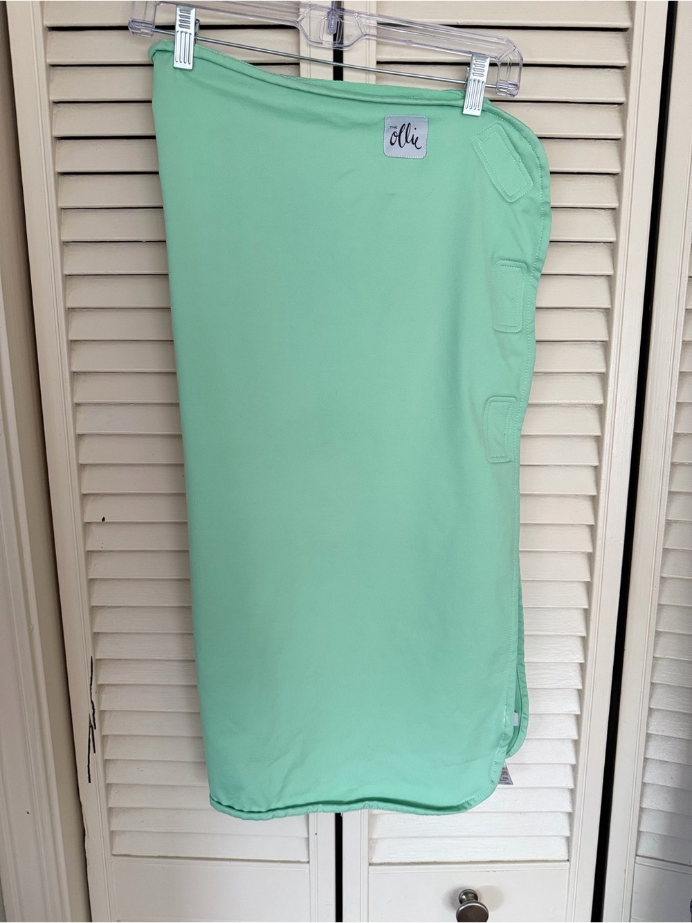 The Ollie World Swaddle Mint Green One Size Baby Sleep Wrap